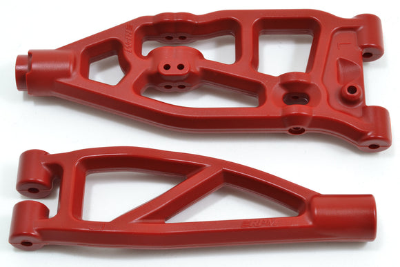 Front Left Upper & Lower A-arms, Red - Race Dawg RC