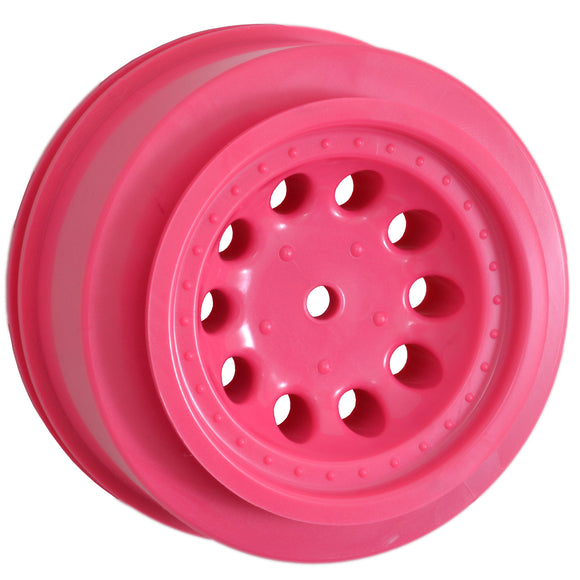 Revolver Short Course Wheels, Pink, for Front Traxxas Slash - Race Dawg RC