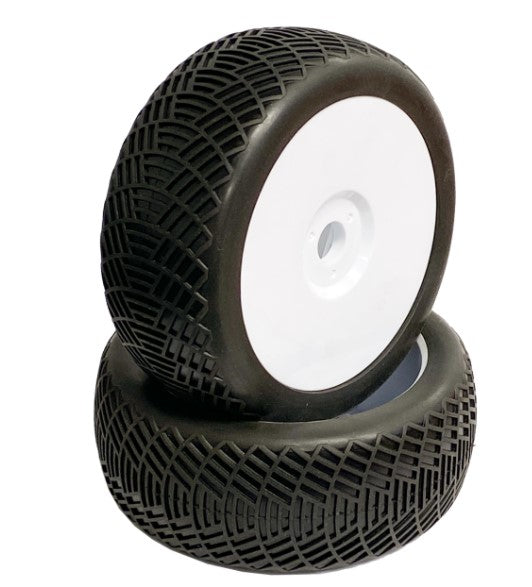 Radar 1/8 Buggy Tire - Soft Long Wear with Black Insert - Race Dawg RC