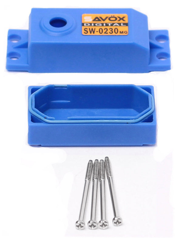 TOP AND BOTTOM SERVO CASE WITH SCREWS FOR SGSW0230MG - Race Dawg RC