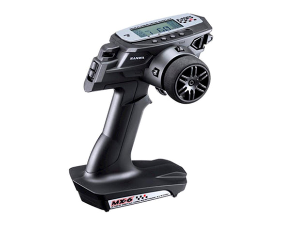 Sanwa - SNW101A32561A   MX-6 FH-E 3 Channel 2.4 GHz Radio System - Race Dawg RC