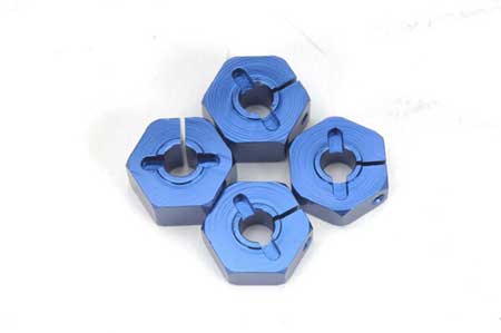 14MM CLAMP WHEEL HEX ADAPTER (BLUE) - Race Dawg RC