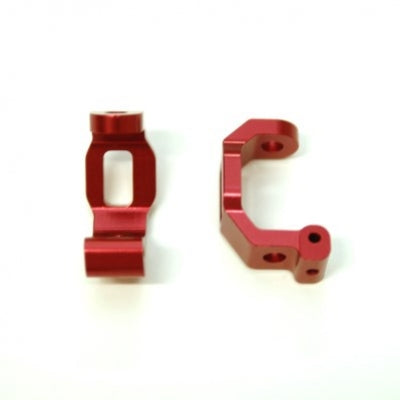 Alum Front C-Hub 1 pair for Traxxas 4Tec 2.0 Red - Race Dawg RC