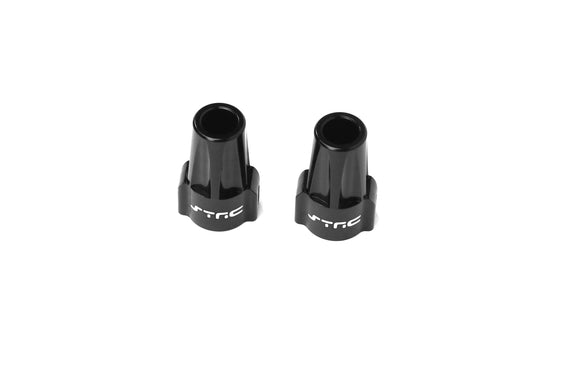 MACHINED ALUMINUM REAR LOCK- OUTS FOR AXIAL SCX10 BLACK - Race Dawg RC