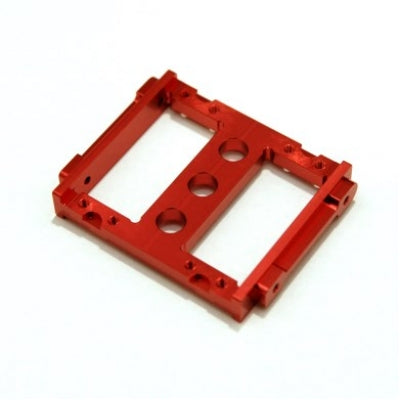 Red CNC Machined Alum Front Servo Mount Tray, for Enduro - Race Dawg RC