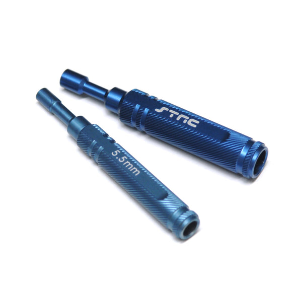 CNC Machined one-piece Aluminum 5.5/7.0mm Nut Driver - Race Dawg RC