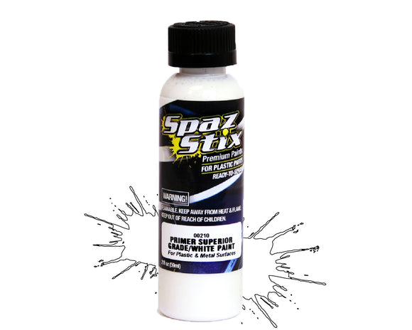 HIGH QUALITY SANDABLE PRIMER / WHITE AIRBRUSH PAINT 2OZ - Race Dawg RC