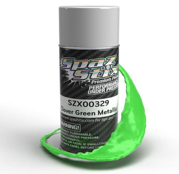 Clover Green Metallic Aerosol Paint, 3.5oz Can - Race Dawg RC