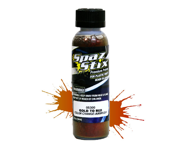COLOR CHANGING PAINT GOLD TO RED 2OZ - Race Dawg RC