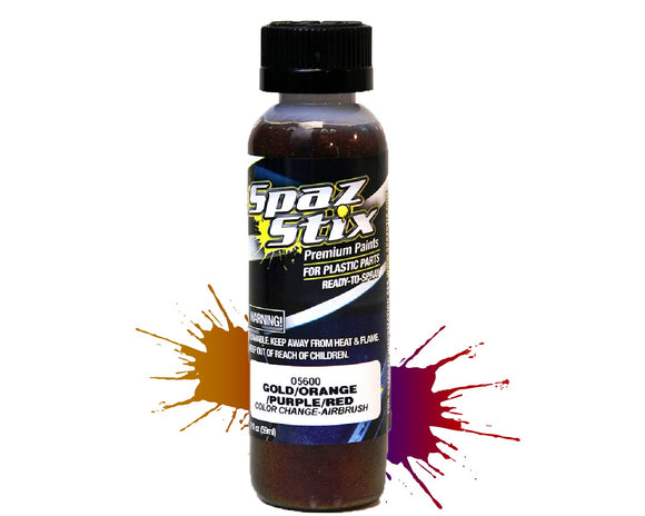 COLOR CHANGING PAINT GOLD/ ORANGE/ PURPLE/ RED 2OZ - Race Dawg RC