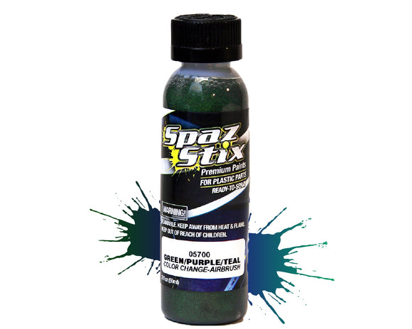 COLOR CHANGING PAINT GREEN/ PURPLE/ TEAL 2OZ - Race Dawg RC