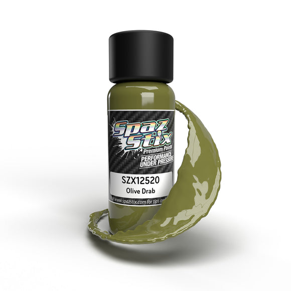 Olive Drab Airbrush Ready Paint, 2oz Bottle - Race Dawg RC