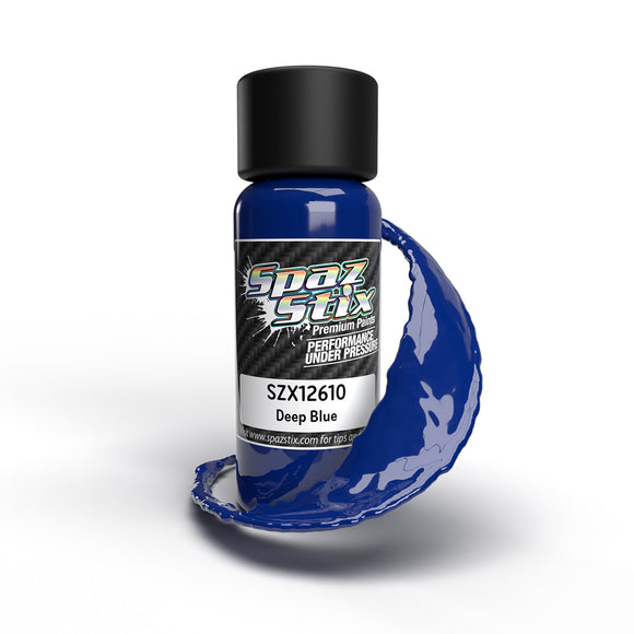 Deep Blue Airbrush Ready Paint, 2oz Bottle - Race Dawg RC