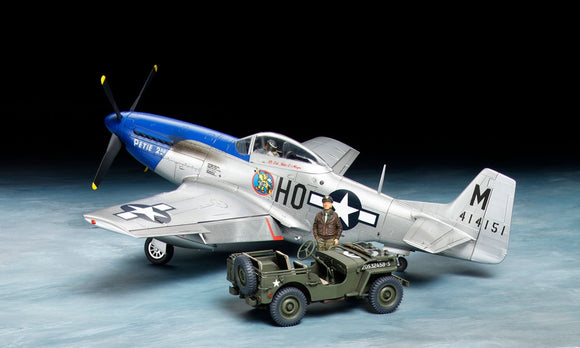 1/48 North American P-51D Mustang & 1/4-ton 4x4 Light - Race Dawg RC