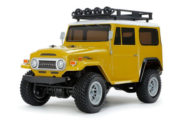 1/10 RC Toyota Land Cruiser 40 w/CC-02 Chassis, Yellow - Race Dawg RC