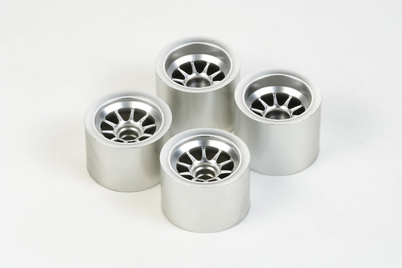 RC F104 METAL PLATED WHEELS FOR SPONGE TIRES - Race Dawg RC