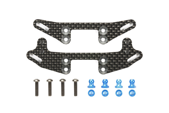 TA07 Carbon Damper Stay Set for TRF Big Bore Dampers - Race Dawg RC