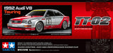 1/10 RC 1992 Audi V8 Touring Model Kit, TT-02 Chassis - Race Dawg RC