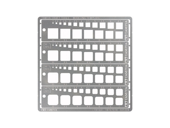 Modeling Template Square 1-10mm - Race Dawg RC