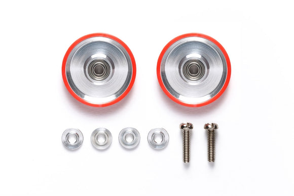 JR 17MM Aluminum Ball-Race Rollers With Plastic Rings - Race Dawg RC