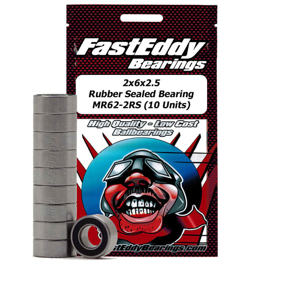 Tamiya 620 Rubber Sealed Replacement Bearing 2x6x2.5mm - Race Dawg RC