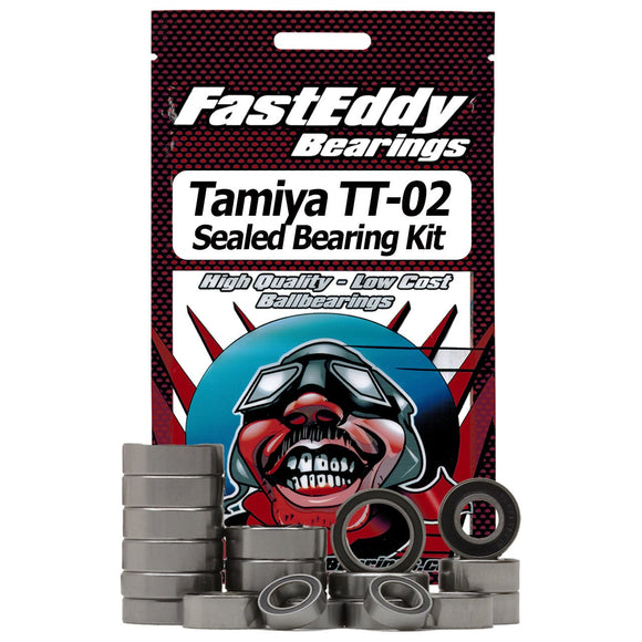 Tamiya TT-02 Chassis Rubber Sealed Bearing Kit - Race Dawg RC