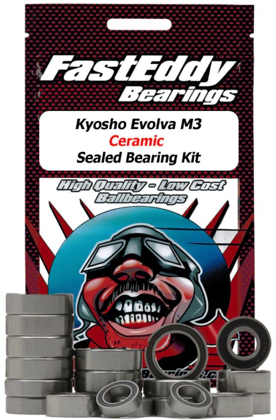 Kyosho Evolva M3 Ceramic Sealed Bearing Kit - Race Dawg RC