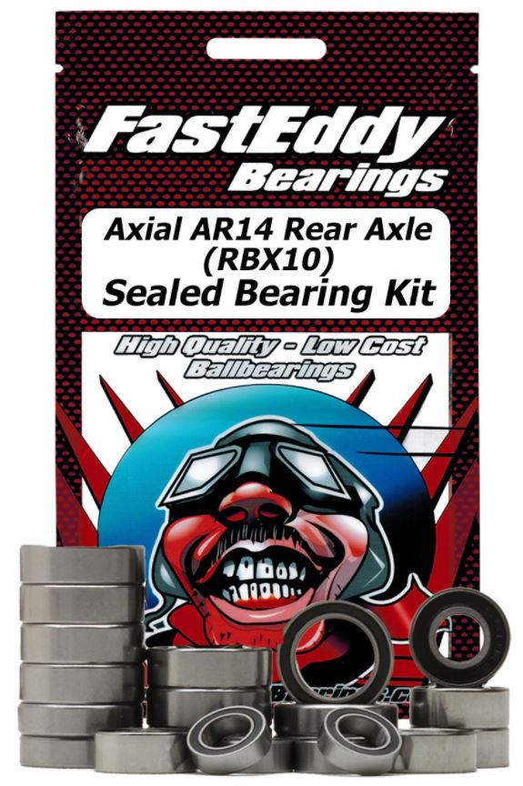 Axial AR14 Rear Axle (RBX10) Sealed Bearing Kit - Race Dawg RC