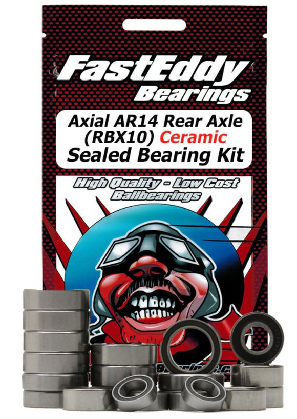 Axial AR14 Rear Axle (RBX10) Ceramic Sealed Bearing Kit - Race Dawg RC