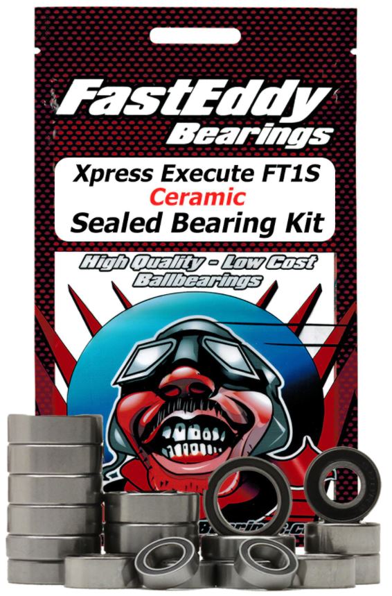 Xpress Execute FT1S Ceramic Sealed Bearing Kit - Race Dawg RC