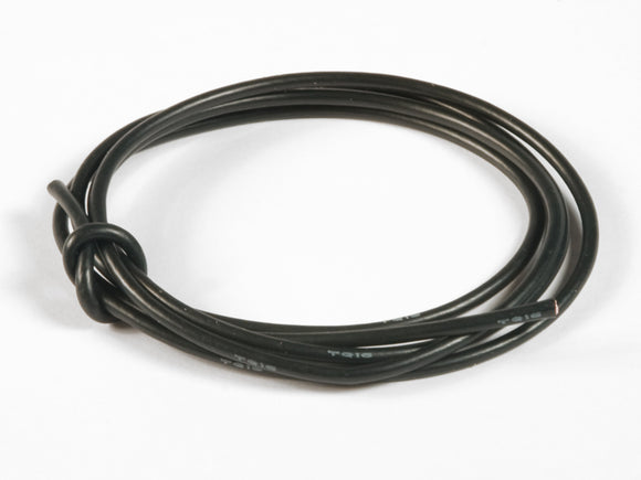 16 Gauge Super Flexible Wire- Black 3' - Race Dawg RC