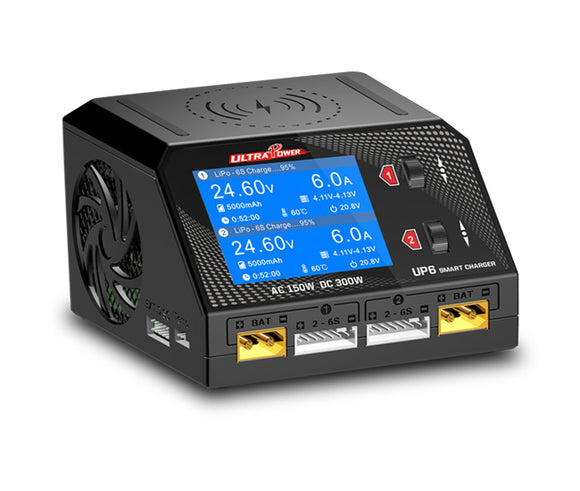 UP6 160W/400W Dual Port Multi Chemistry AC/DC Charger - Race Dawg RC