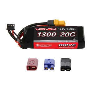 DRIVE 20C 3S 1300mAh 11.1V LiPo Battery with UNI 2.0 Plug - Race Dawg RC