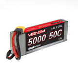 DRIVE 50C 2S 5000mAh 7.4V LiPo Hardcase ROAR Battery with UNI - Race Dawg RC