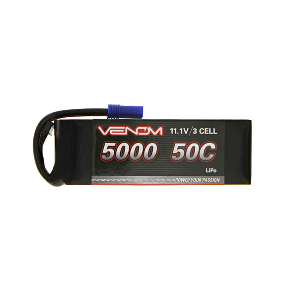 DRIVE 50C 3S 5000mAh 11.1V LiPo Battery w/ EC5 Plug - Race Dawg RC