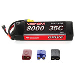 DRIVE 35C 2S 8000mAh 7.4V LiPo Battery with UNI 2.0 Plug - Race Dawg RC