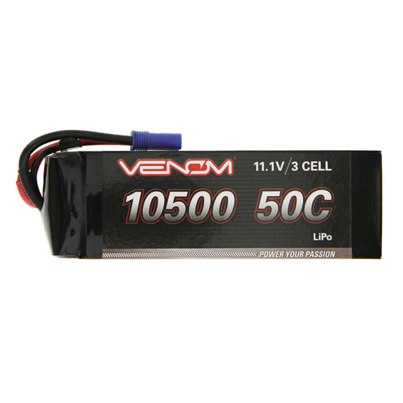 DRIVE 50C 3S 10500mAh 11.1V LiPo Battery w/ EC5 Plug - Race Dawg RC