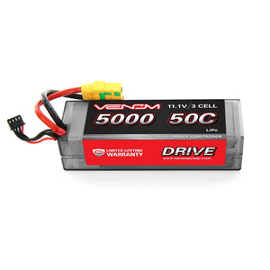 DRIVE 50C 3S 5000mAh 11.1V LiPo Hardcase Battery with - Race Dawg RC