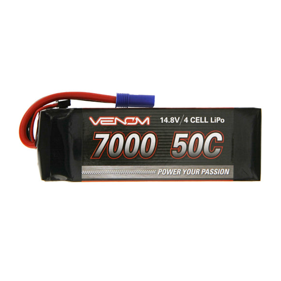 DRIVE 50C 4S 7000mAh 14.8V LiPo Battery w/ EC5 Plug - Race Dawg RC