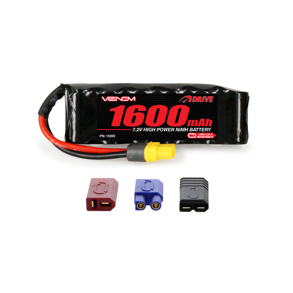 Drive 7.2V 1600mAh 6-Cell NiMH Battery w/Uni 2.0 Plug - Race Dawg RC
