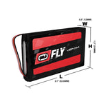 Fly 30C 3S 450mAh 11.1V LiPo Battery with JST Plug - Race Dawg RC