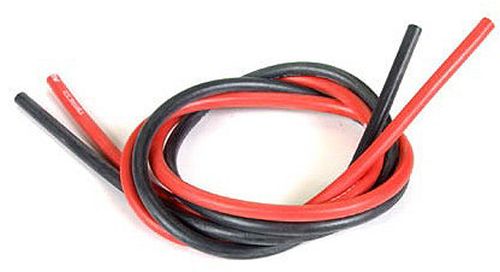 Red & Black 12 Gauge Wet Noodle Wire, 3ft - Race Dawg RC