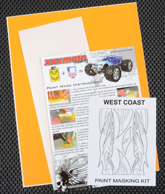 West Coast Paint Mask - Race Dawg RC